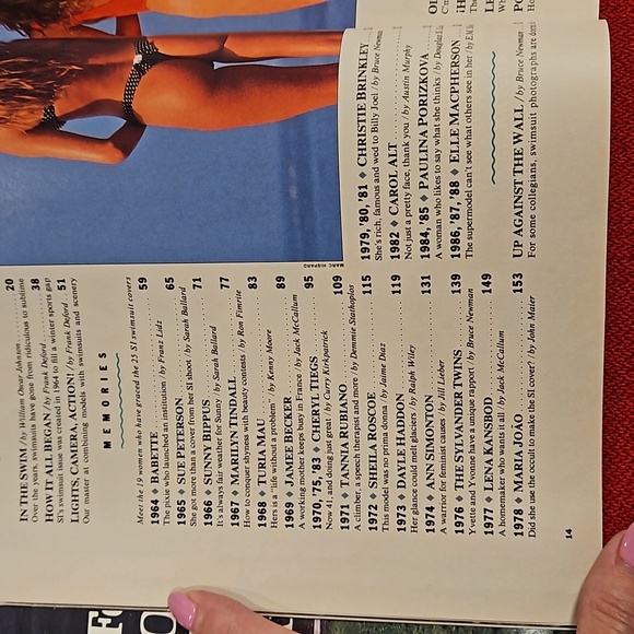 Sports Illustrated Swimsuits 1989 25th Anniversary Kathy Ireland Christy Paulina - Picture 11 of 15